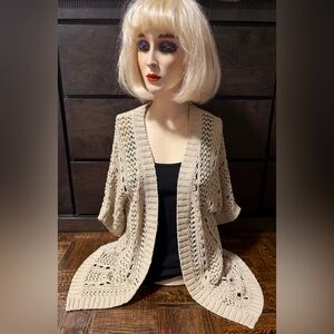 Women's Cream Knit Sweater